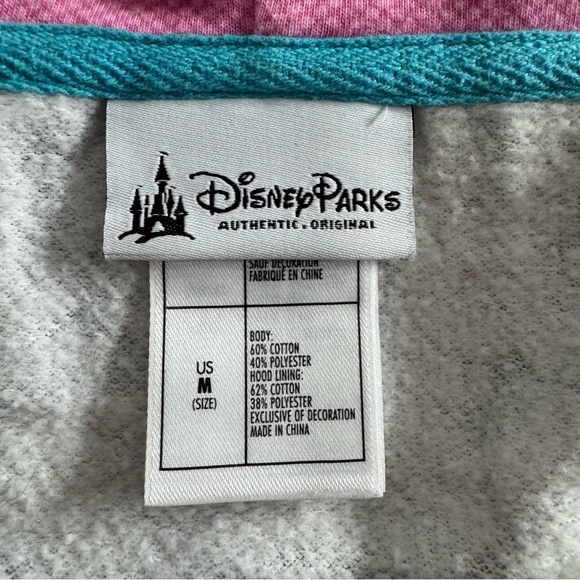 Disney Parks Minnie Mouse Comic-Print Zip Hoodie – Size M - Picture 2 of 9